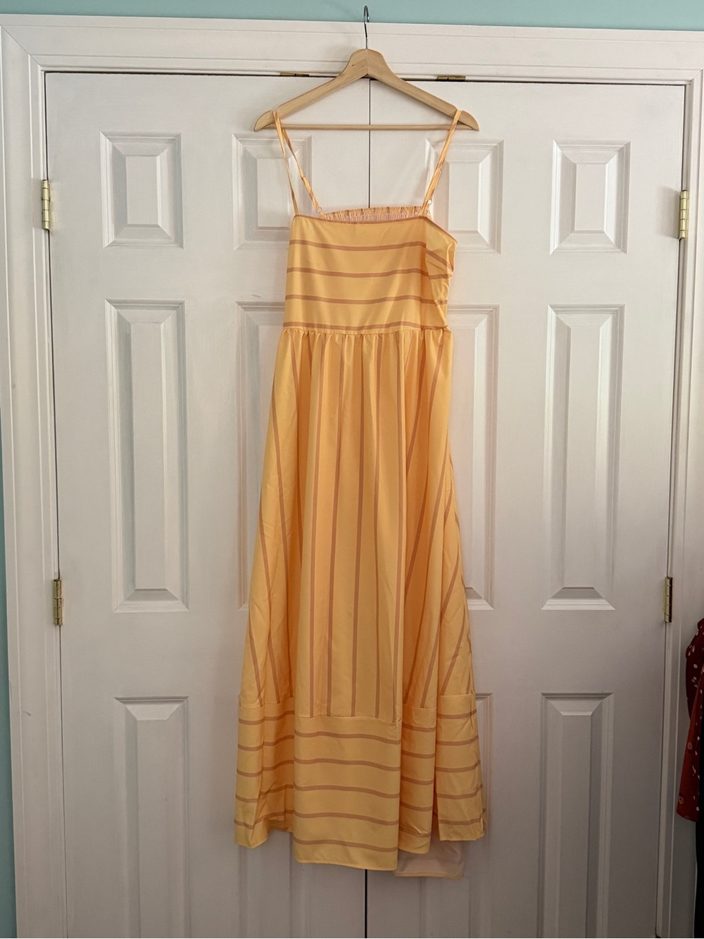 Sunrise Striped Maxi Dress - Yellow - Picture 3 of 7